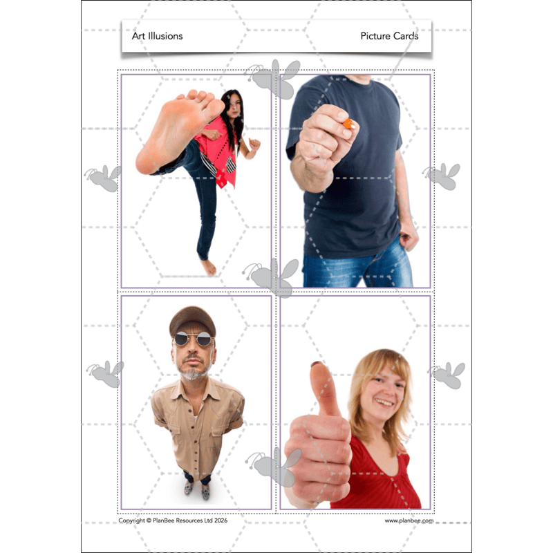 PlanBee Art Illusions | KS2 Art lessons