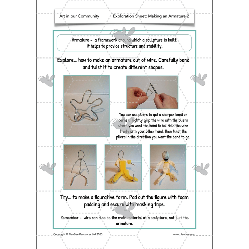 PlanBee Art in our Community | Sculpture KS2 | PlanBee