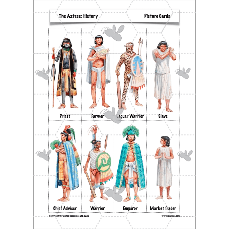 PlanBee Aztecs KS2 Lesson Planning and Resources 
