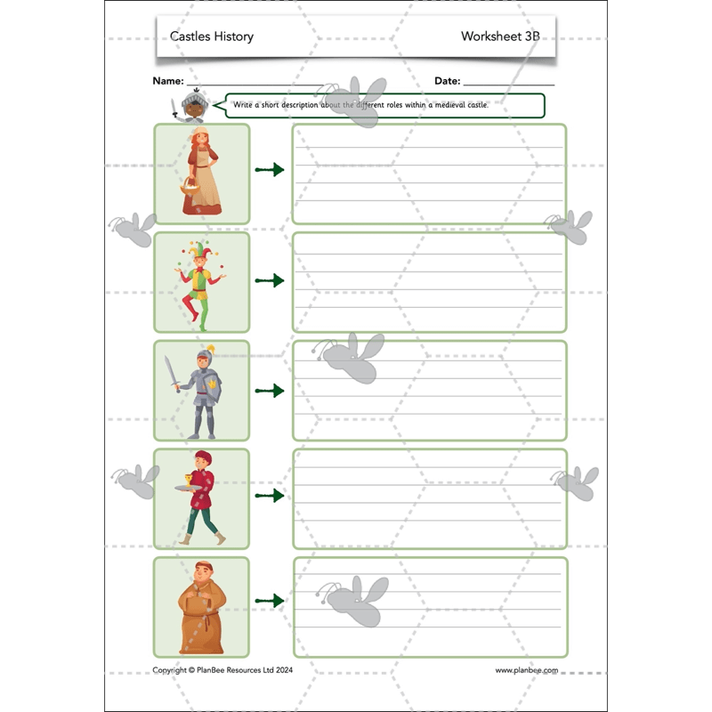 PlanBee Castles Castles KS1 History Lesson Planning and Resources