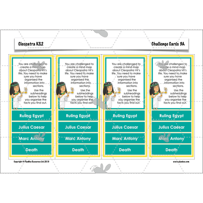 PlanBee Cleopatra KS2 | English Lesson Pack
