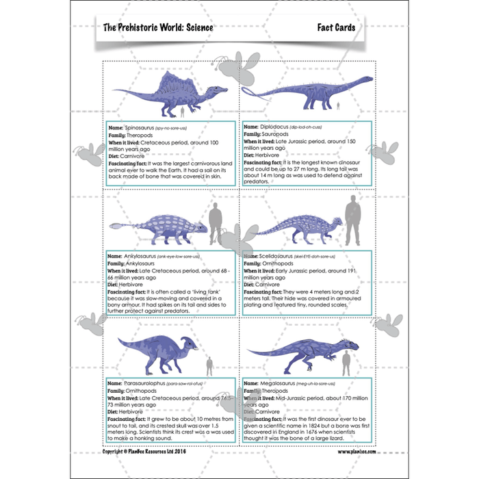 PlanBee Dinosaurs Topic KS2 Enrichment Lesson Pack