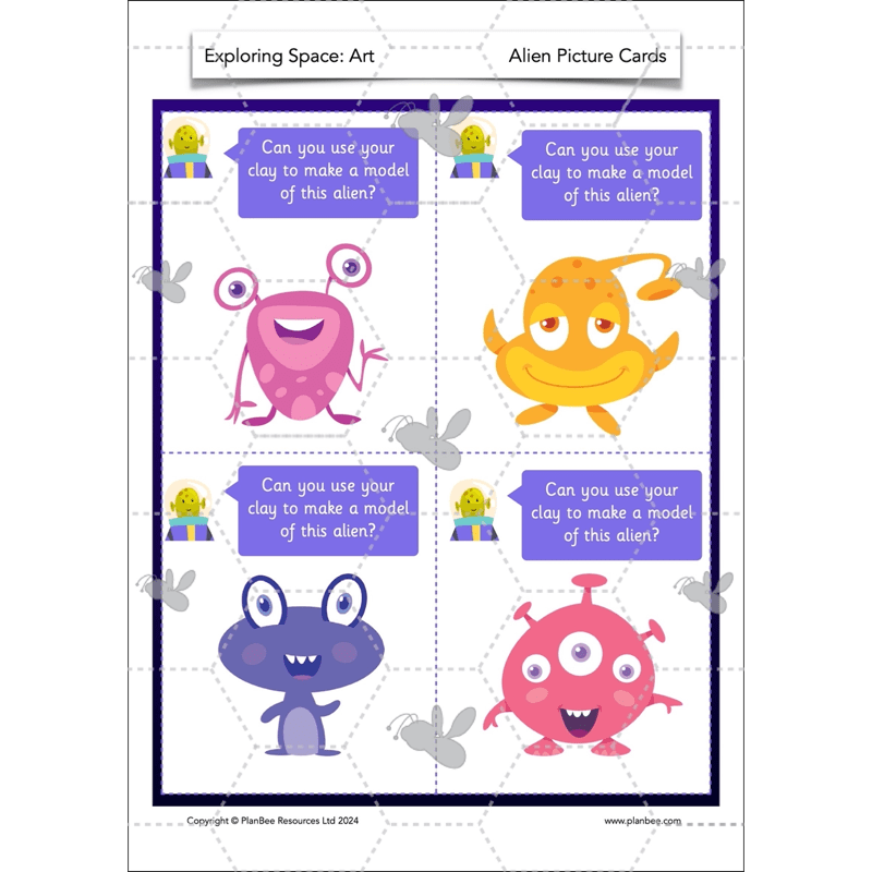 PlanBee Exploring Space Topic KS1 Enrichment Lesson Pack