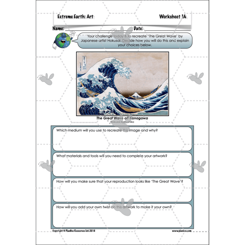 PlanBee Extreme Earth Topic KS2 Enrichment Lesson Pack