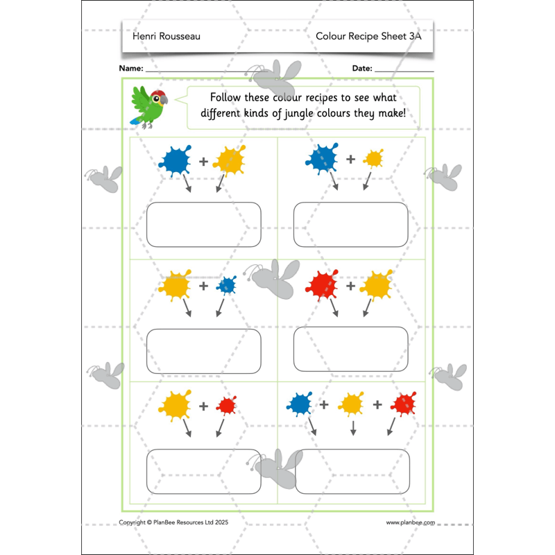 PlanBee Henri Rousseau KS1 Art Lessons