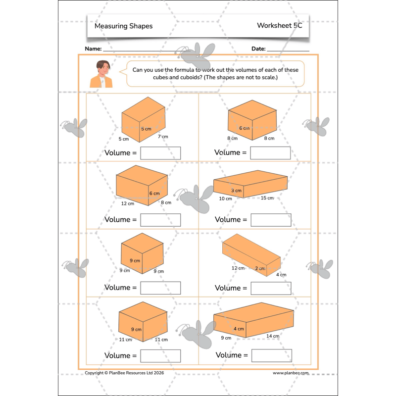 PlanBee Measuring Shapes Year 5 Maths Planning by PlanBee