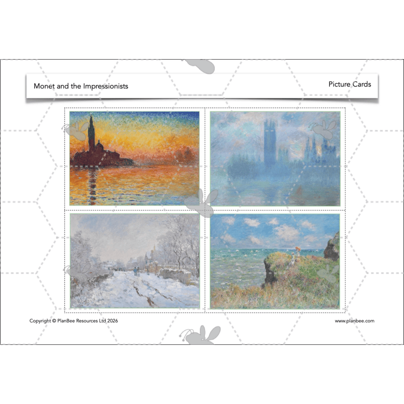 PlanBee Monet and the Impressionists | KS2 Art Lessons