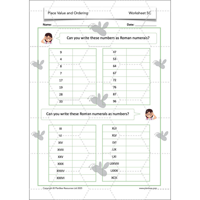 PlanBee Place Value and Ordering Year 4 Maths Lessons by PlanBee