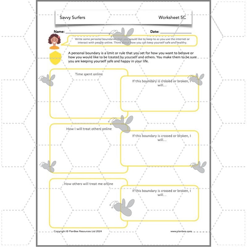 PlanBee Savvy Surfers Online Safety Year 3 PSHE Lessons by PlanBee