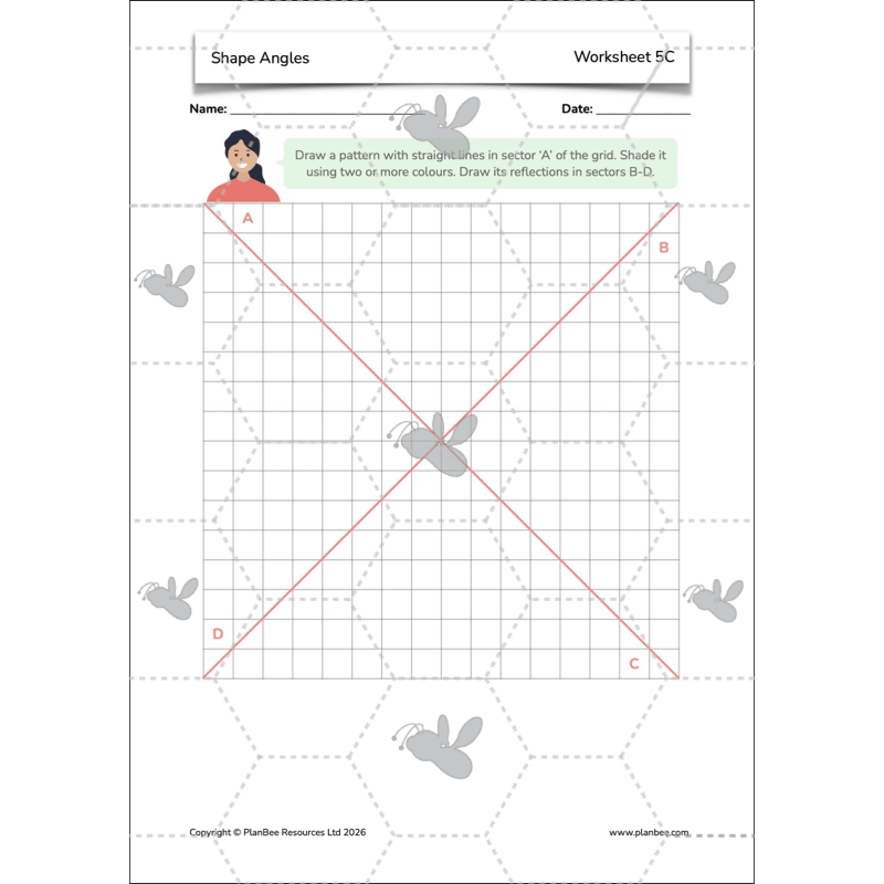 PlanBee Shape Angles Year 4 Shape Properties Lessons by PlanBee