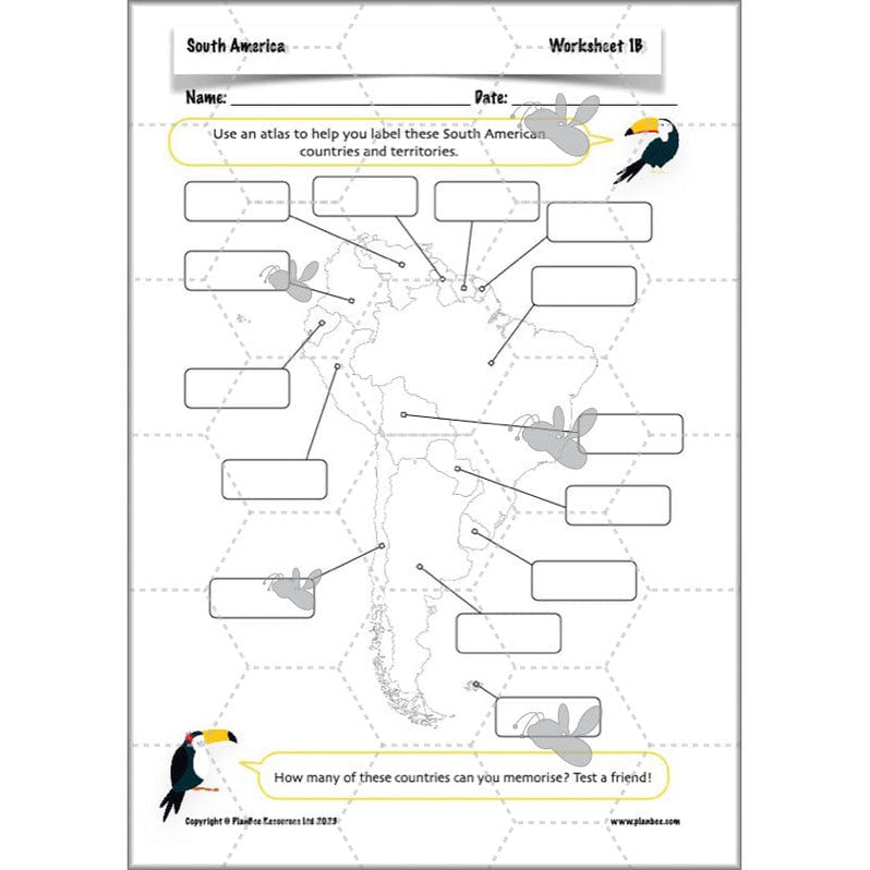 south america homework ks2