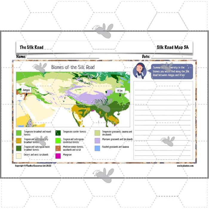 PlanBee The Silk Road KS2 Geography lessons | PlanBee