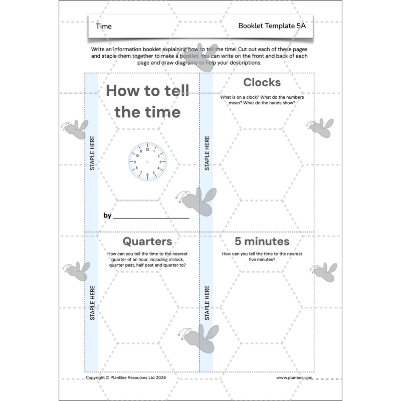 PlanBee Year 3 Time Word Problems Maths Lesson by PlanBee