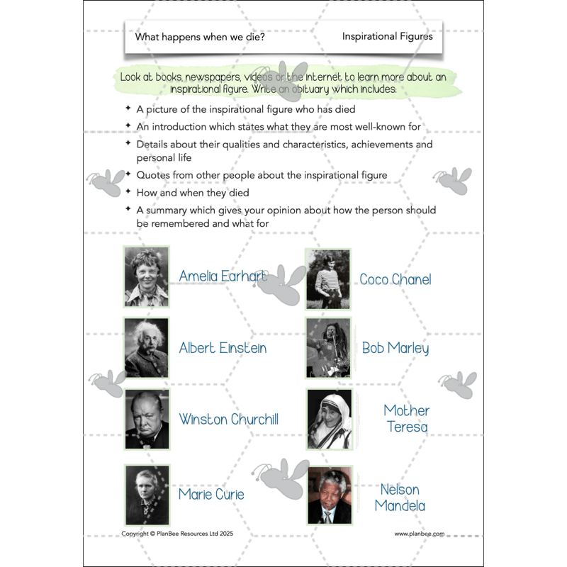 PlanBee What happens when we die? KS2 RE Lesson Plans