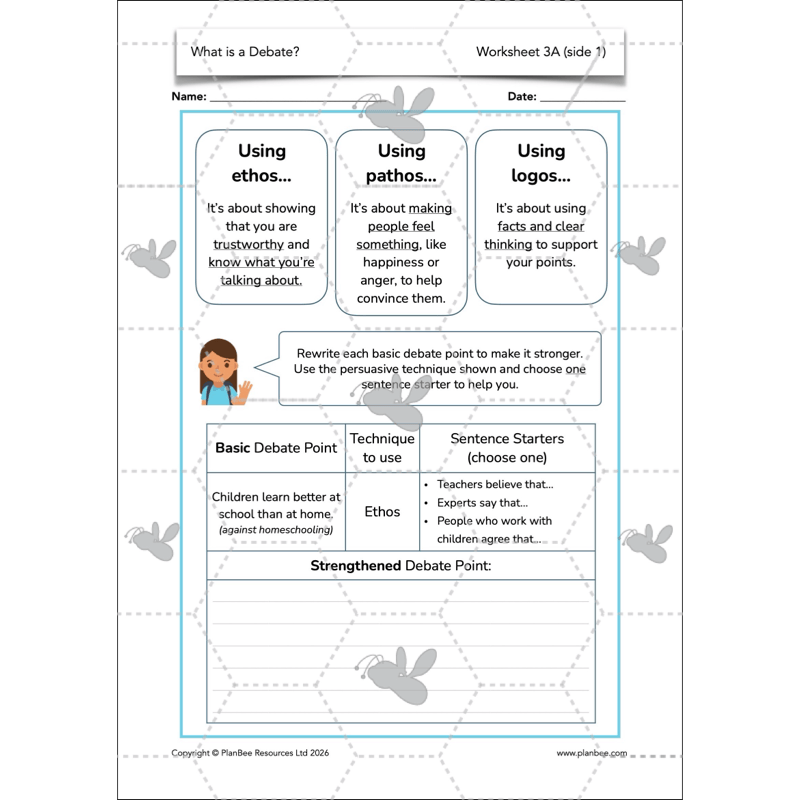 PlanBee What is a Debate KS2 | English Lessons