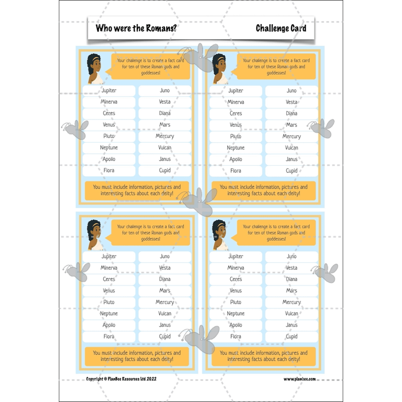 PlanBee Who were the Romans? KS2 Lesson Planning and Resources