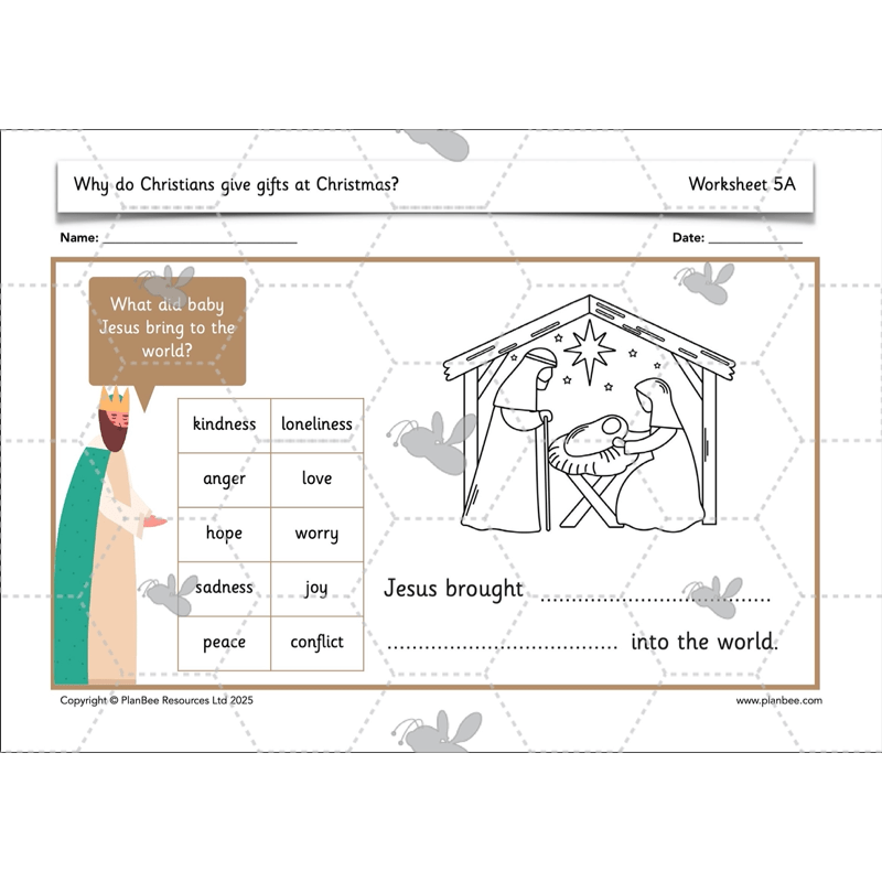 PlanBee Why do Christians give gifts at Christmas? PlanBee KS1 RE