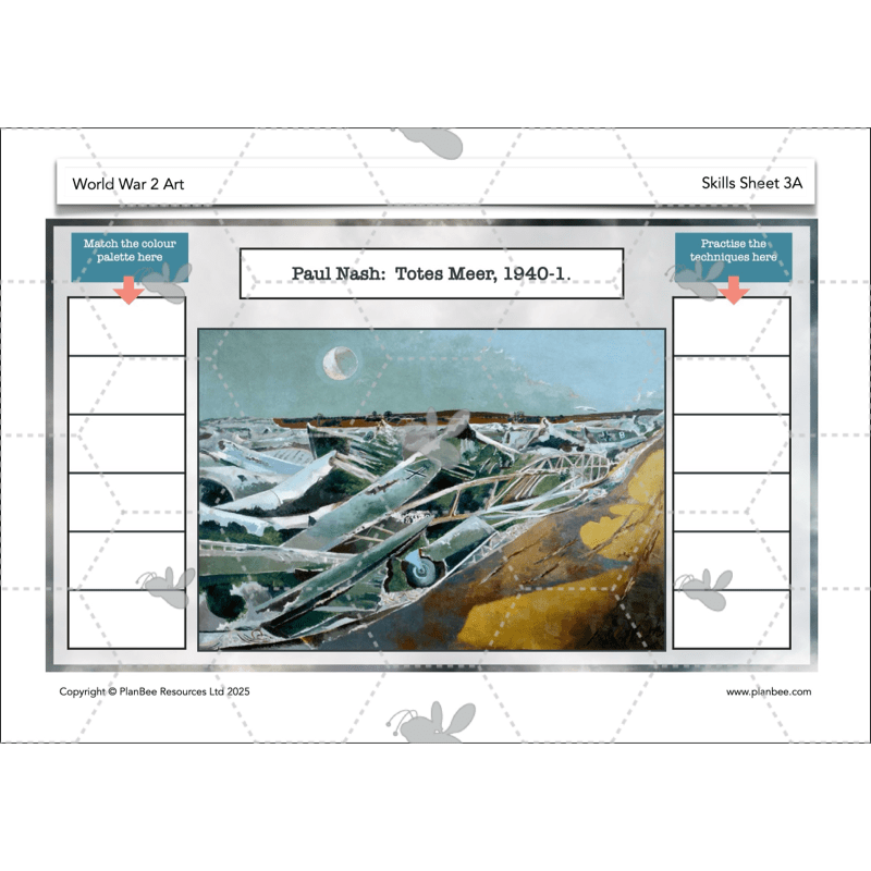 PlanBee WW2 Art KS2 Planning and Resources