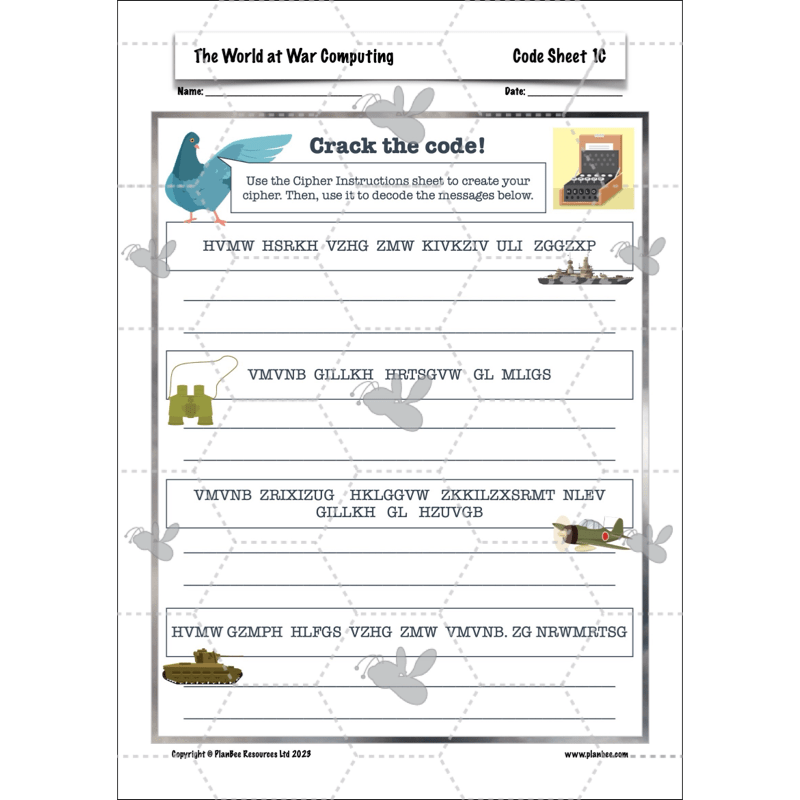 PlanBee World War 2 (UKS2) Topic Enrichment Lesson Pack