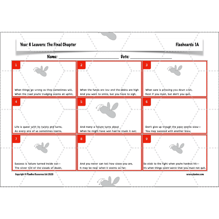 PlanBee Year 6 Leavers: The Final Chapter | KS2 English Pack