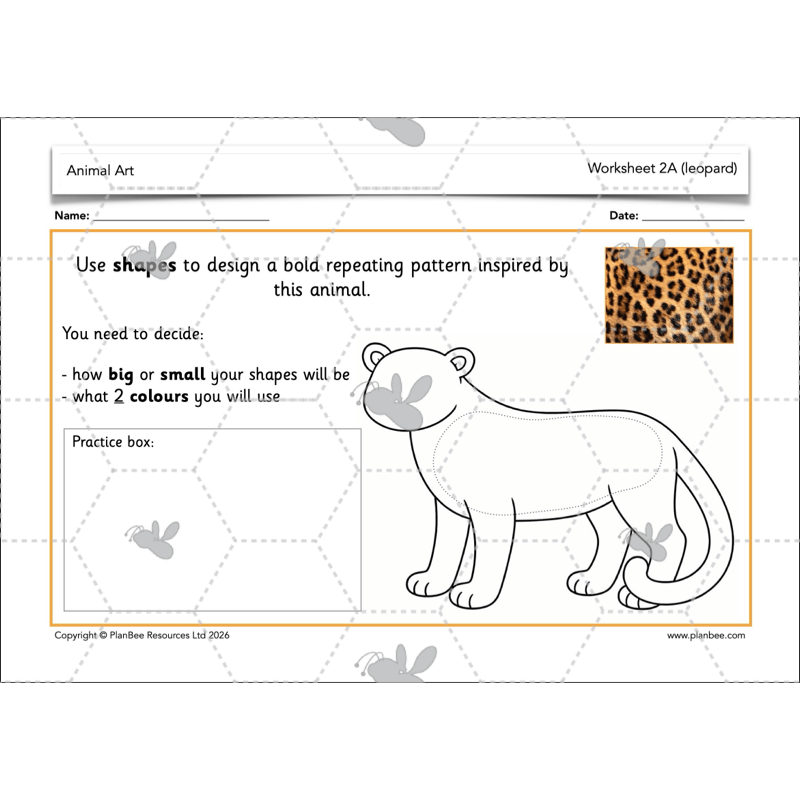 PlanBee Animal Art KS1 | Art Lesson Pack