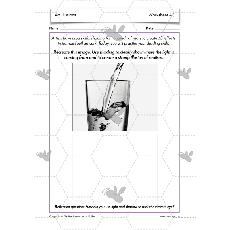 PlanBee Art Illusions | KS2 Art lessons