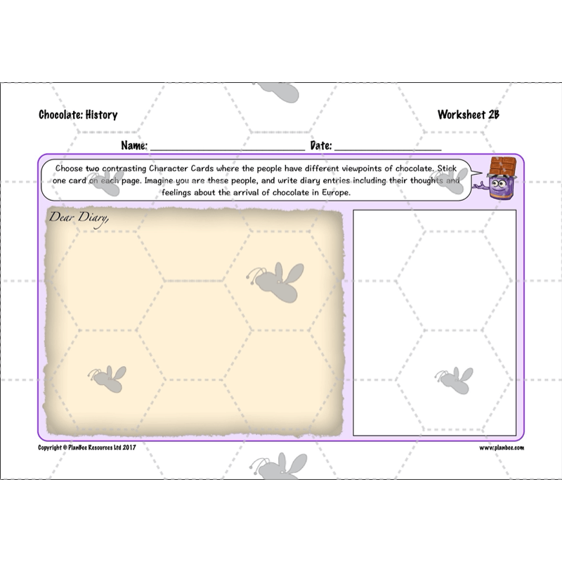 PlanBee Chocolate Topic KS2 Enrichment Lesson Pack