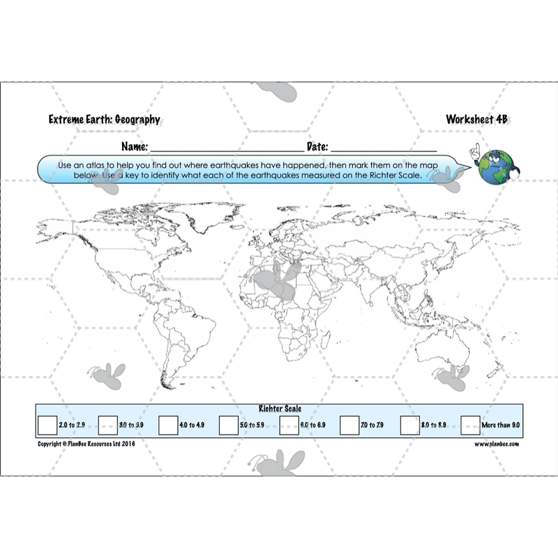 PlanBee Extreme Earth KS2 Lesson Planning Pack