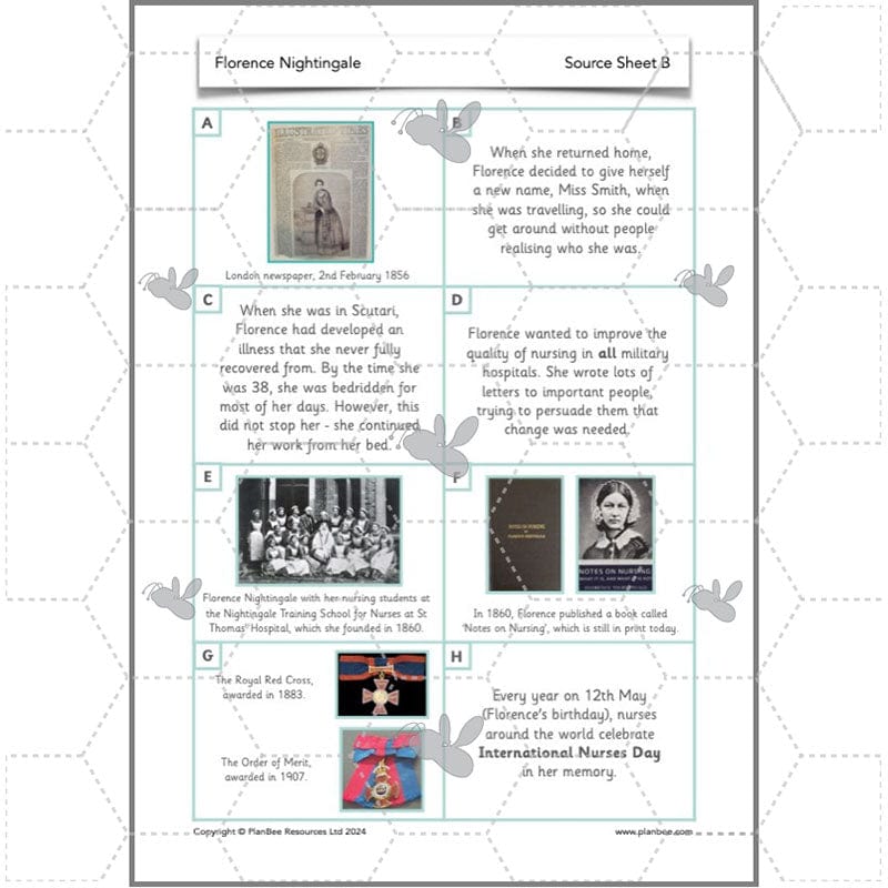 PlanBee Florence Nightingale KS1 Lesson Pack by PlanBee