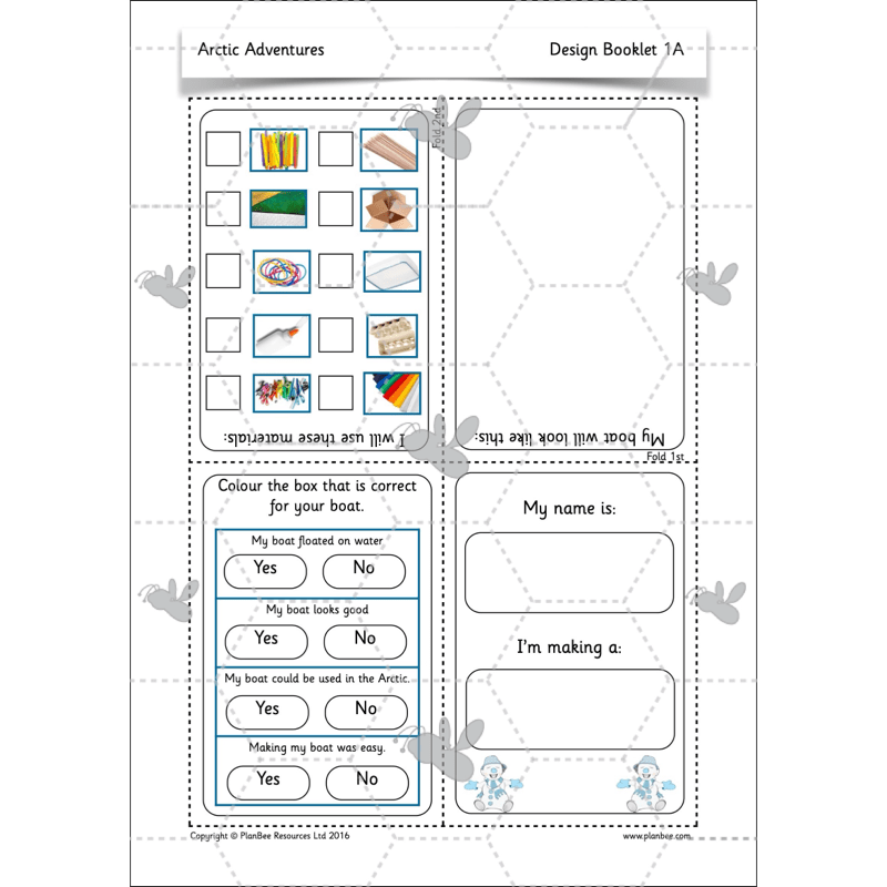 PlanBee In the Arctic Topic KS1 Enrichment Lesson Pack