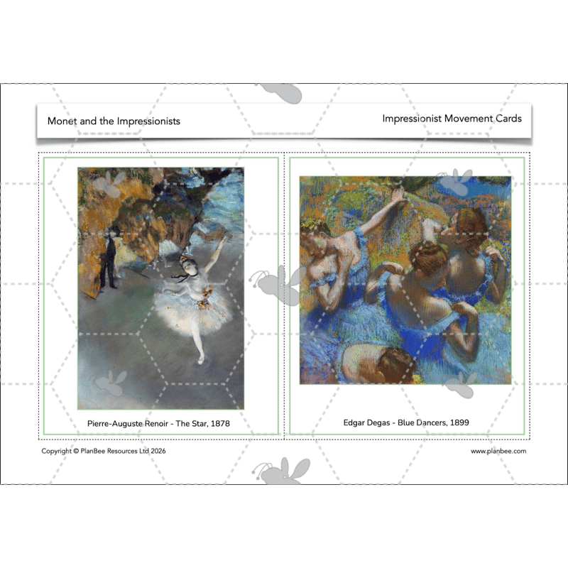 PlanBee Monet and the Impressionists | KS2 Art Lessons