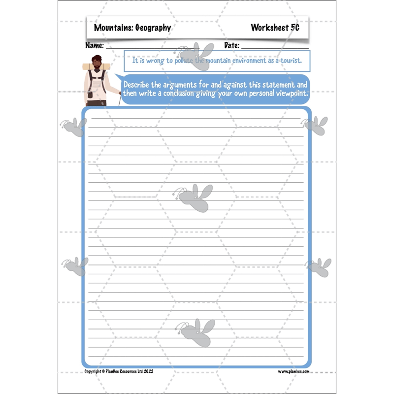 PlanBee Mountains KS2