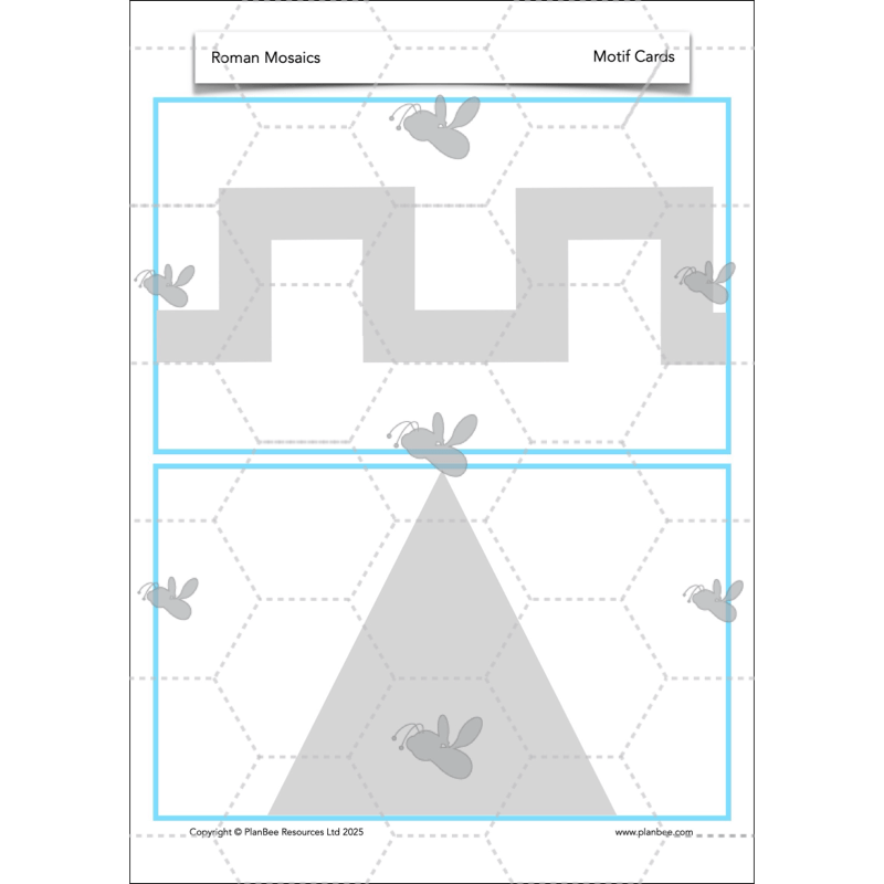 PlanBee Roman Mosaics KS2 Art Planning