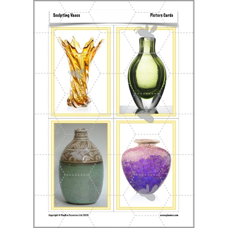 PlanBee Sculpting Vases - Sculpture Art Lessons for KS2 | Year 5 & Year 6