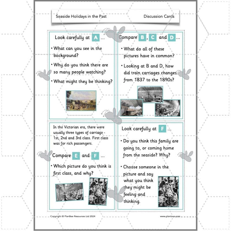 PlanBee Seaside Holidays in the Past KS1 History Lessons | PlanBee