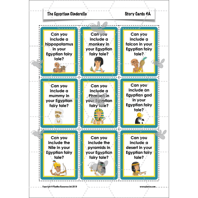 PlanBee The Egyptian Cinderella Planning Pack for KS2