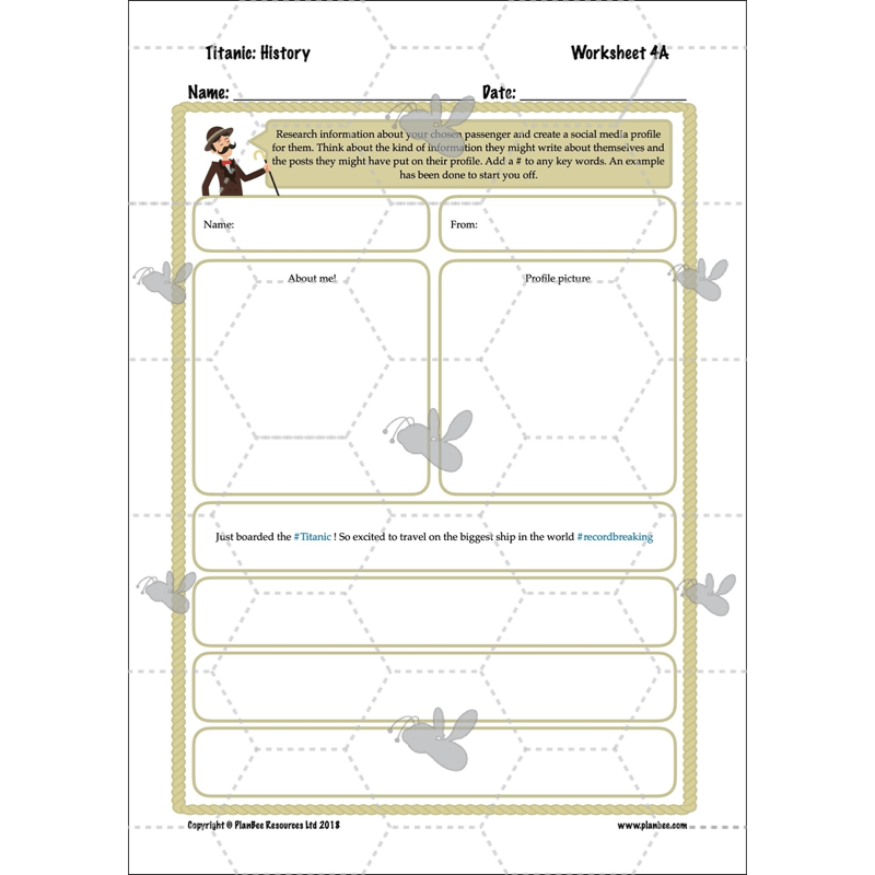 PlanBee Titanic KS2 Lesson Plans and Resources | Primary History