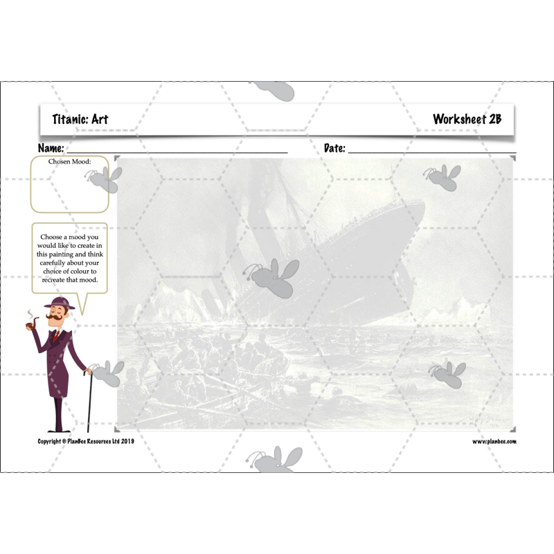PlanBee Titanic Topic KS2 Enrichment Lesson Pack