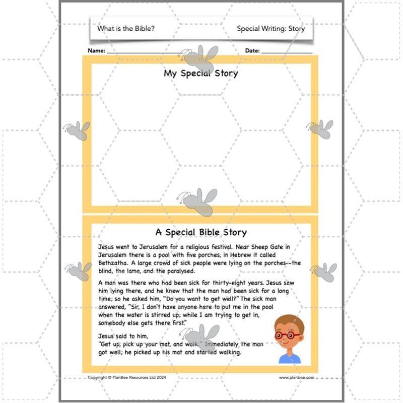 PlanBee What is the Christian Bible? Year 3 KS1 PlanBee RE Lessons