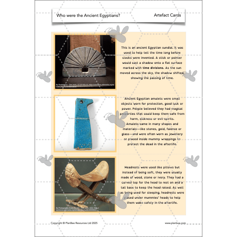 PlanBee Who were the Ancient Egyptians? KS2 History Lesson Pack