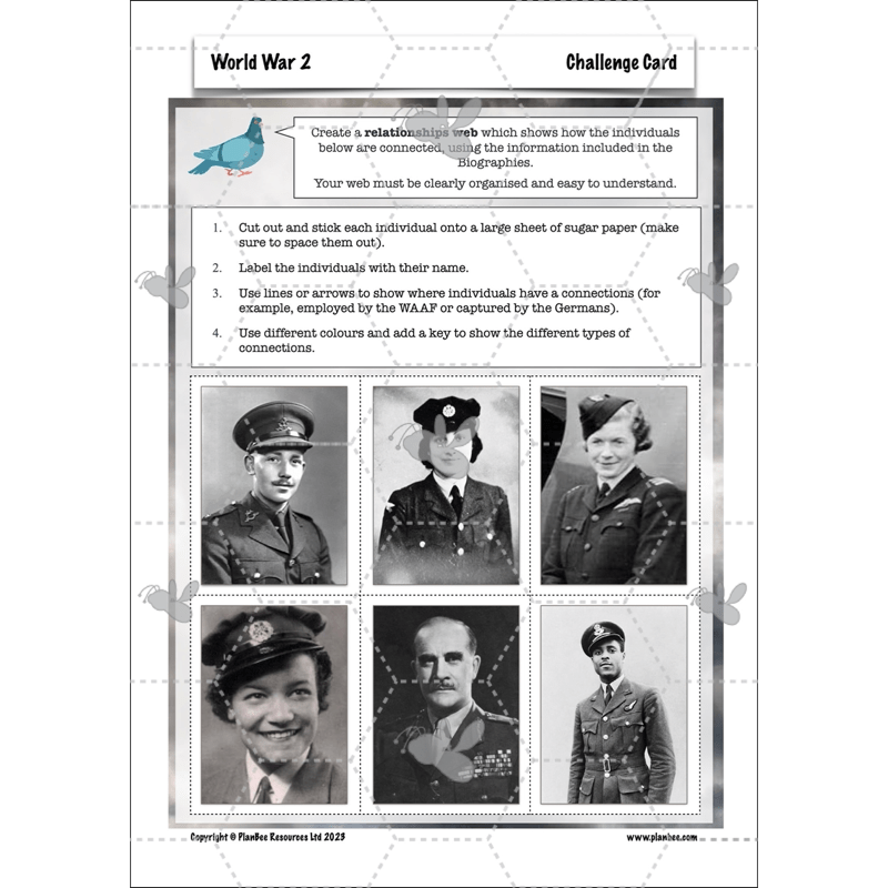 PlanBee Upper KS2 World War 2 History Planning and Resources