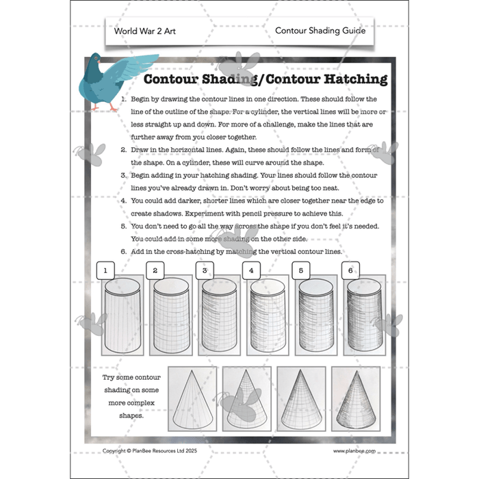 PlanBee WW2 Art KS2 Planning and Resources
