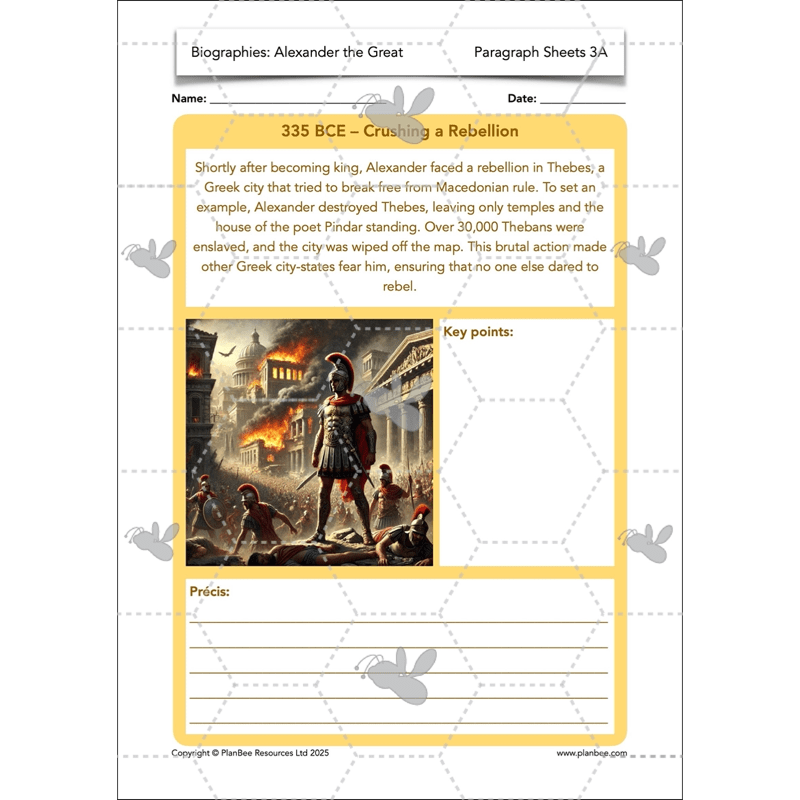 PlanBee Alexander the Great KS2 | English Lessons | Biographies