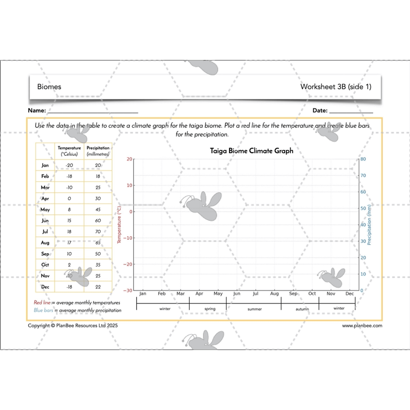 PlanBee Biomes KS2 Geography Lessons