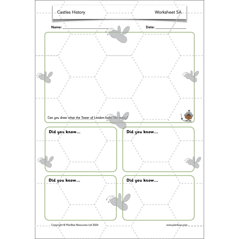PlanBee Castles Castles KS1 History Lesson Planning and Resources