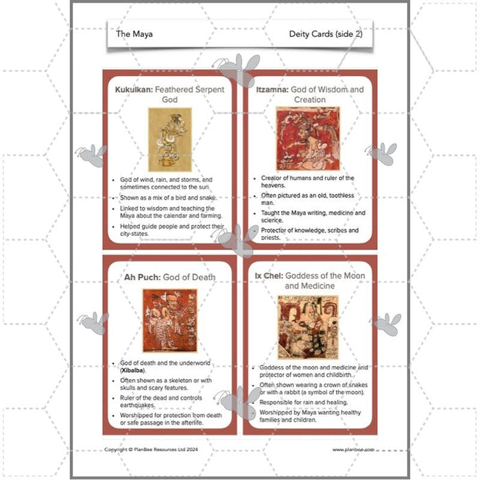 PlanBee KS2 Ancient Maya Civilisation Topic Lessons by PlanBee