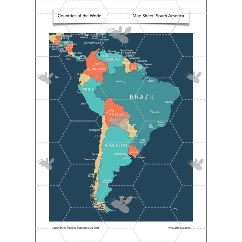 PlanBee Countries of the World | KS2 Geography Lessons PlanBee 