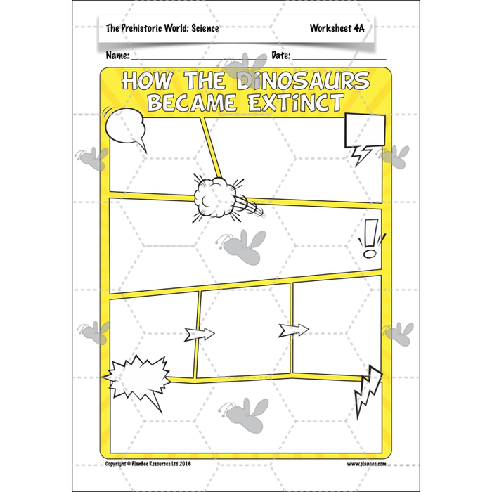 PlanBee Dinosaurs Topic KS2 Enrichment Lesson Pack