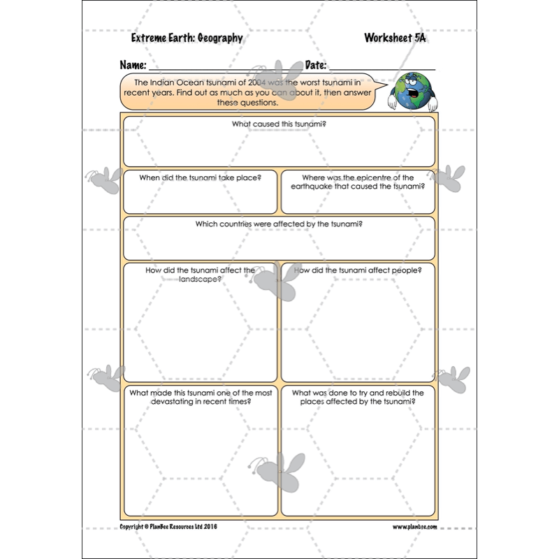 PlanBee Extreme Earth KS2 Lesson Planning Pack