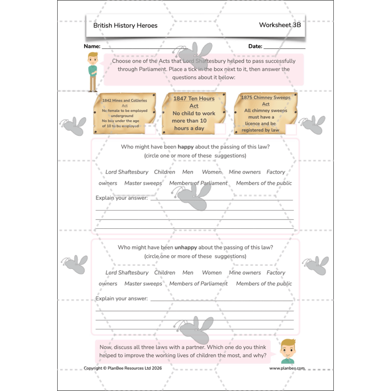 PlanBee British History Heroes KS2 History Lessons by PlanBee